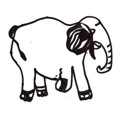 Image of elephant  by Patricia BeBeau
