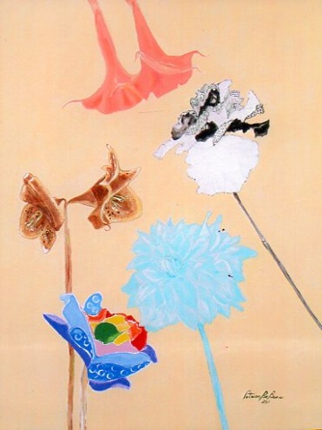 Image of 5 Karmas in 5 Flowers by Patricia BeBeau.