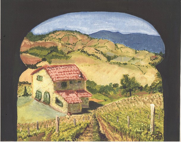 Tuscan Farmhouse and Vineyard