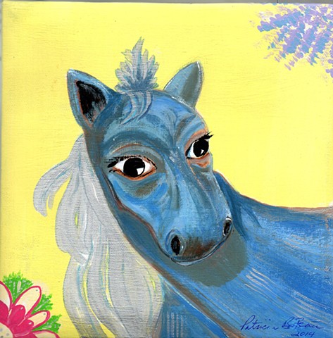 Blue Pony companion to Rainbow Girl
