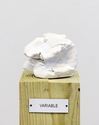 Detail: Untitled (Plinth Studies with Ambiguous Nameplate Augmentation) ["Variable"]