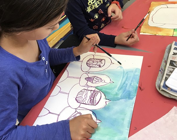 2nd grade painting