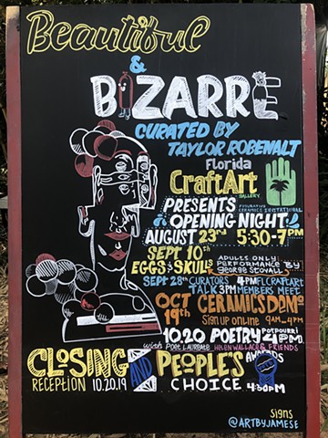 Video - "Beautiful and Bizarre" Sign Art for FL CraftArt Gallery