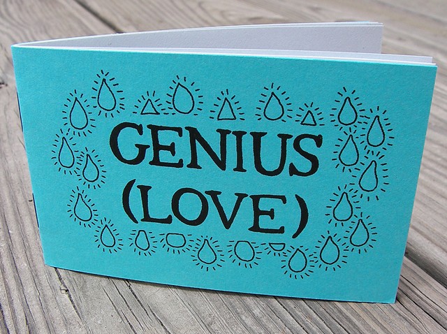 Genius (Love) Zine by Aijung Kim www.sprouthead.etsy.com