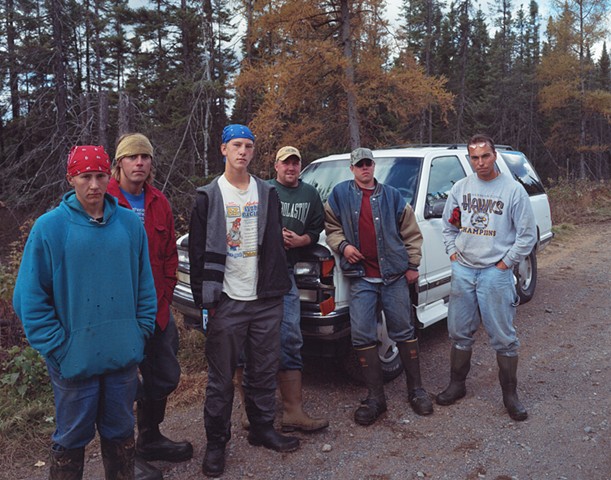 Chris and His Crew of Black Spruce Cutters, near Meadowlands, Minnesota 2003