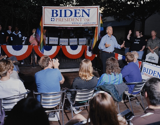 “Joe Biden Meets with the Gay Community”, Iowa City, Iowa.  July 2, 2007.
