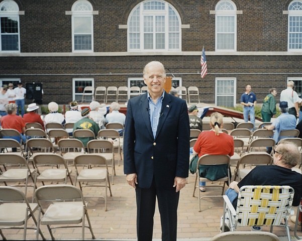 Senator Joe Biden at Memorial Day events, Waterloo, Iowa. May 28, 2007.  Withdrew January 3, 2008 after poor showing in Iowa Caucuses. Selected by Barack Obama to be Vice President.