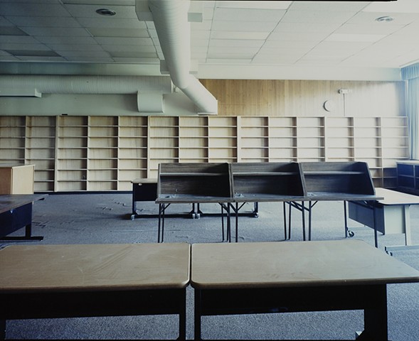 Library, Albrook School, Closed 2011, Saginaw, Minnesota 2012