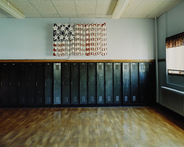 Classroom, Upham School, Closed 2003, Upham, North Dakota 2003