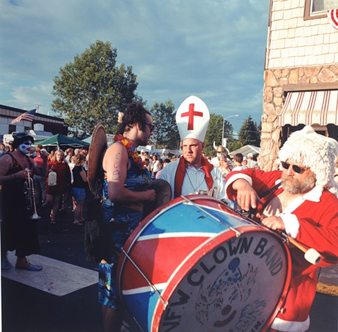 Shaka, Vito and Bergy at the Aurora Centennial Parade, Aurora, Minnesota 2003