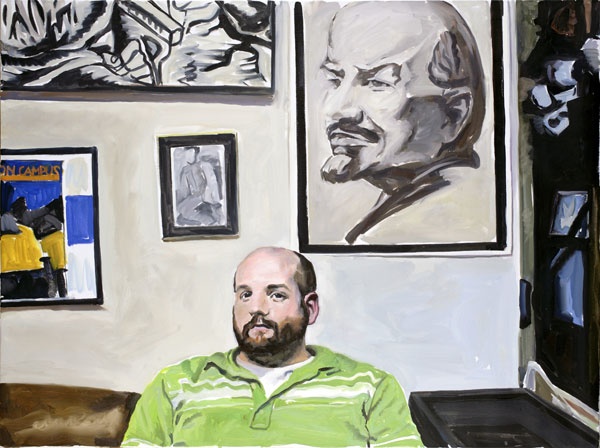 Yevgeniy Fiks: Portrait of Adam Tenney, Communist Party USA
