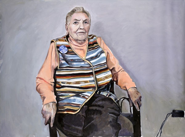 Yevgeniy Fiks: Portrait of Bernice Diskin, Communist Party USA