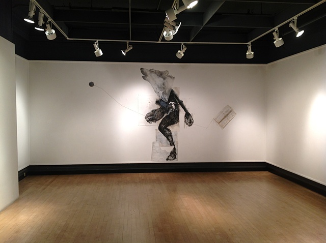Where-wolf (Fairbanks Gallery, Oregon State University) install view