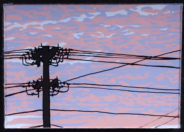 Telephone Pole in Sunset (small)