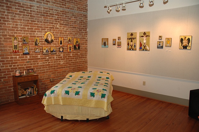 Installation View, Hub-Bub Artist-in-Residence Entrance Show