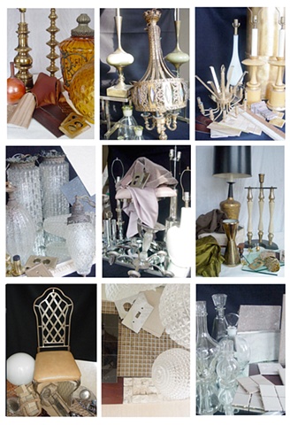 Vintage Collectible Objects & 
Interior Appointments

Photographic Collage