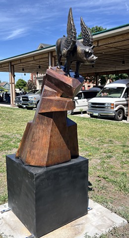 Installed "Time to Fly (Piggy Bank Series)" in Clinton IA