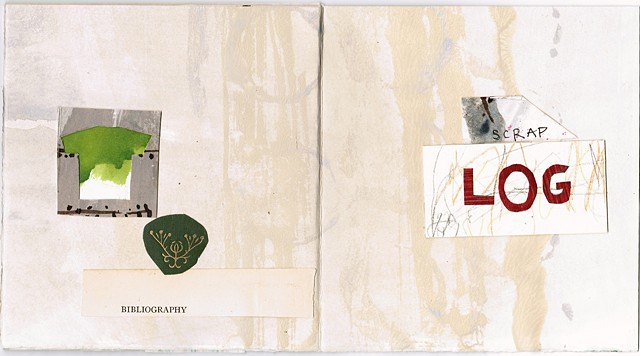 Scrap Log
Front back cover spread