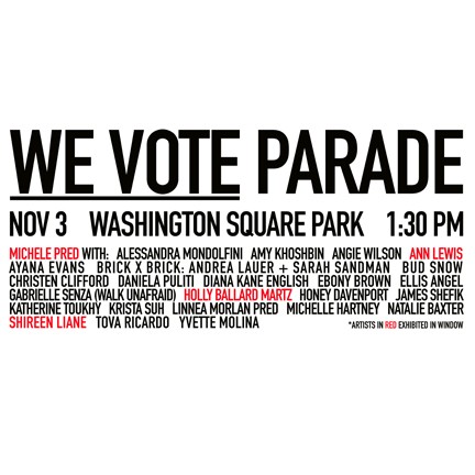 List of Artists participating in We Vote.