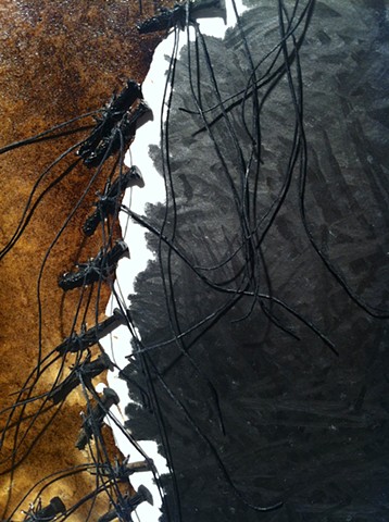 Untitled (Nailed), detail
