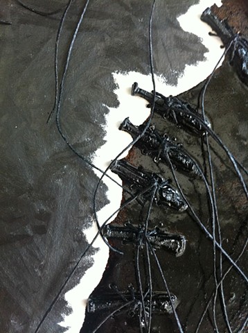 Untitled (Nailed), detail