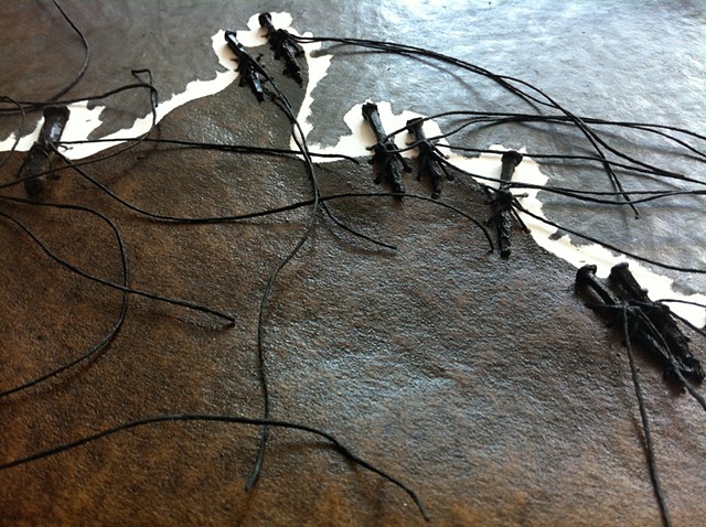 Untitled (Nailed), detail