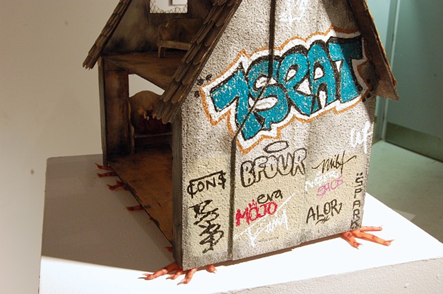 Izbushka Study: St Henri, installation detail
