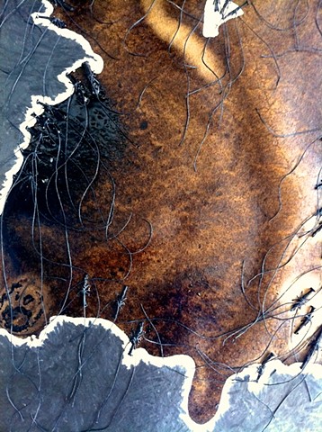 Untitled (Nailed), detail