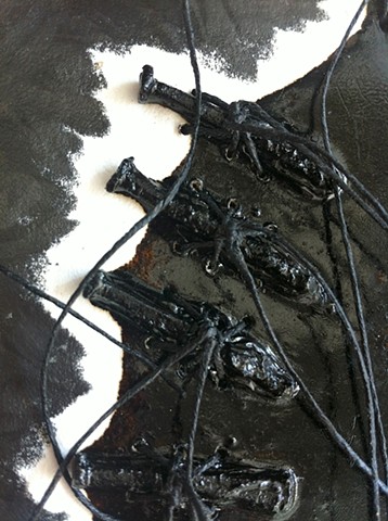 Untitled (Nailed), detail