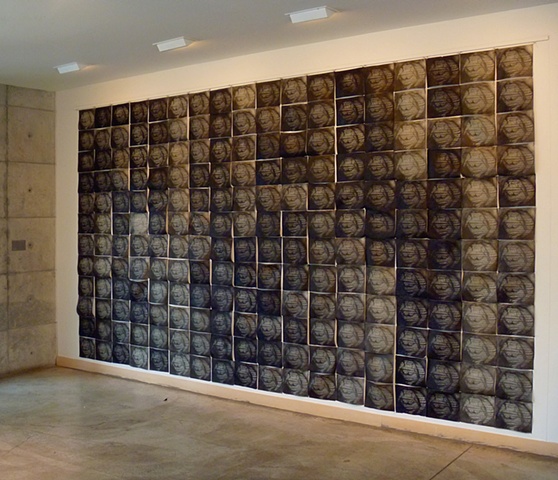 "Casualty" installed at Mohr Gallery, Community School of Music and Art, Mountain View, CA. April - June, 2012