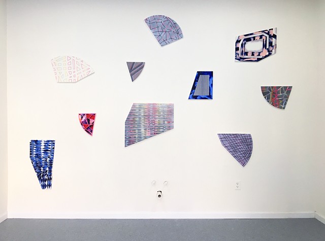 Installation shot from solo exhibit, Something New Every Day, NoBA Projectspace, Bala Cynwyd, PA