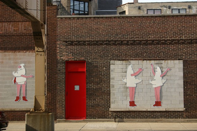 Girls Brigade, public art
Lake Street, Chicago
