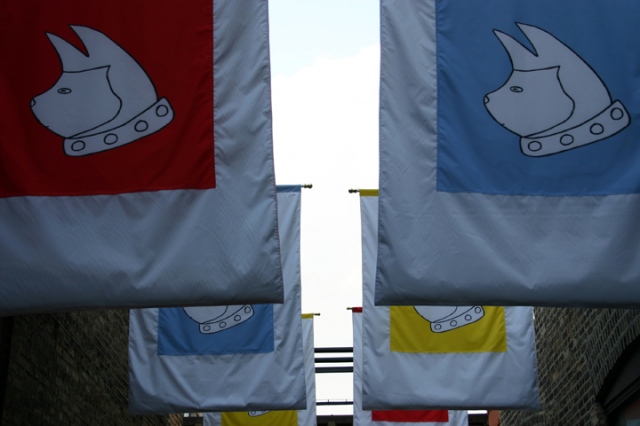 Girls Brigade Flags Back View