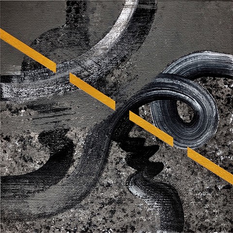 Road Repairs: "Conduit", acrylic painting on canvas