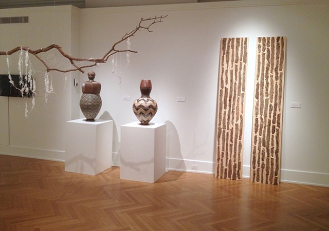 Stone Canoe editors exhibition, "Making Their Mark" at Palitz Gallery, New York, NY, 2012-13. 