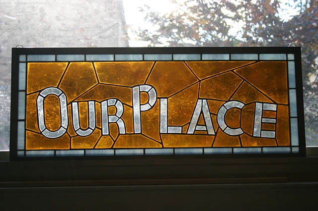 Our Place bar sign