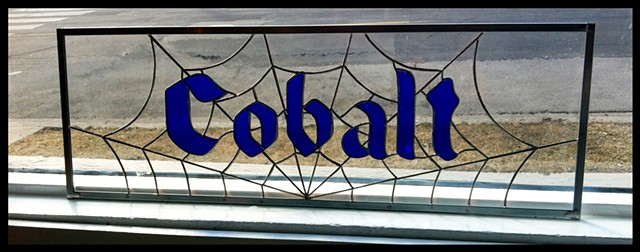 Cobalt transom sign