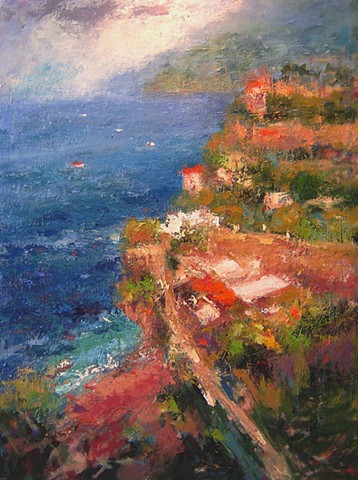 Amalfi, Amalfi Coast, Italy, Paintings of Italy, original oil paintings of Italy