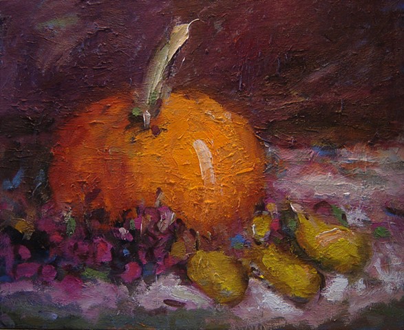 Pumpkin still life, paintings of pumpkins, R. W. Bob Goetting