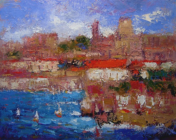 Dubrovnik, Dubrovnik Croatia, paintings of Croatia, paintings of Dubrovnik, R. W. Bob Goetting