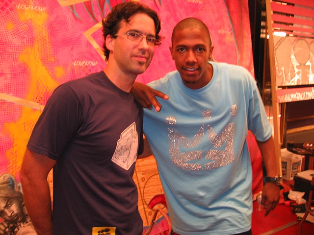 Myspace mural- Myself and Nick Cannon