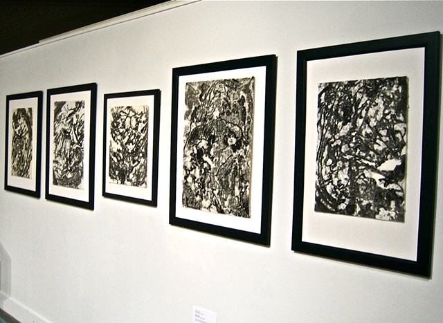 The "using oxygen" series displayed at Robbins Gallery