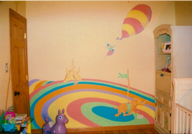 Dr Seuss Mural- full wall