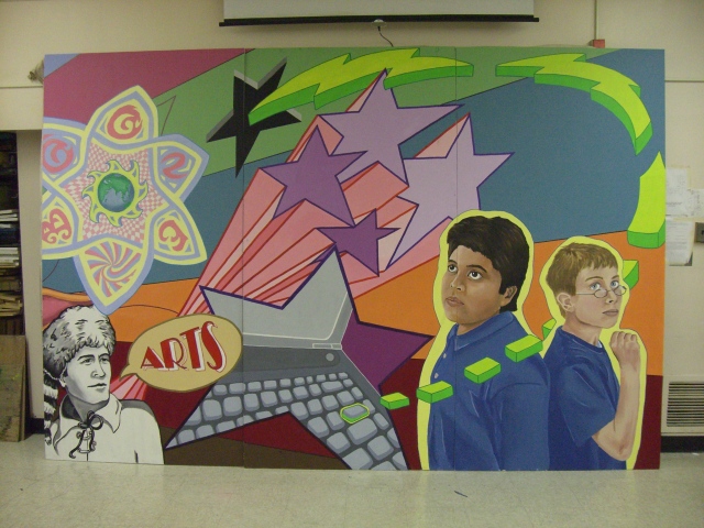 BOONE MURAL- right side (before installation)