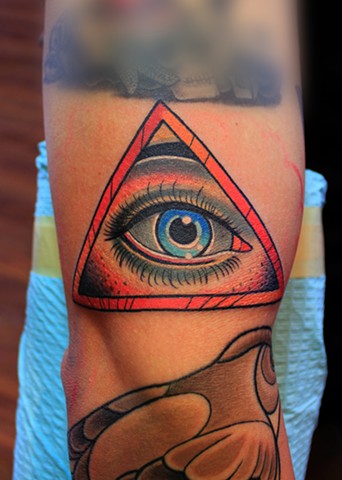 eye of providence tattoo by dave wah at stay humble tattoo company in baltimore maryland