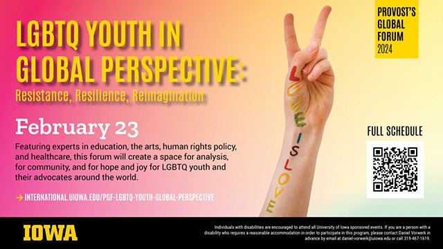 Provost's Global Forum: LGBTQ+ Youth in a Global Perspective