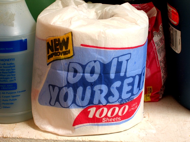 Do it yourself toilet paper; complete with printed instructions of installation on roll Edition 1/125