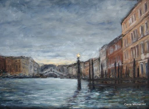 venice oil painting artist Carrie Mitchell