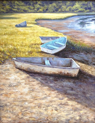"Boats at Low Tide"