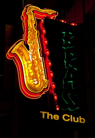las vegas fremont street neons Club Brass